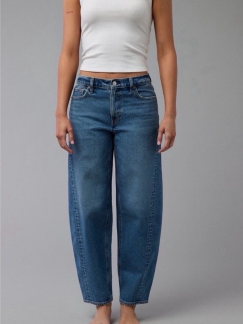 American Eagle Outfitters barrel jeans - Blue size 4